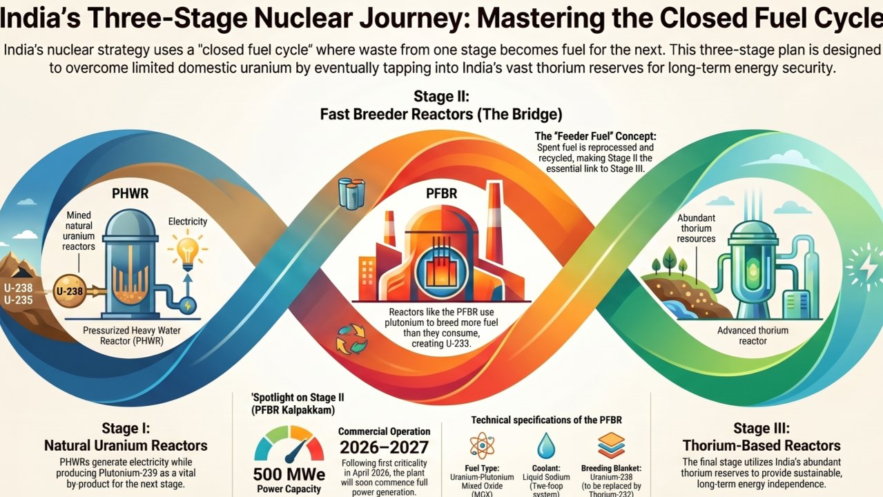 India's Three-Stage Nuclear Journey: mastering the closed fuel cycle