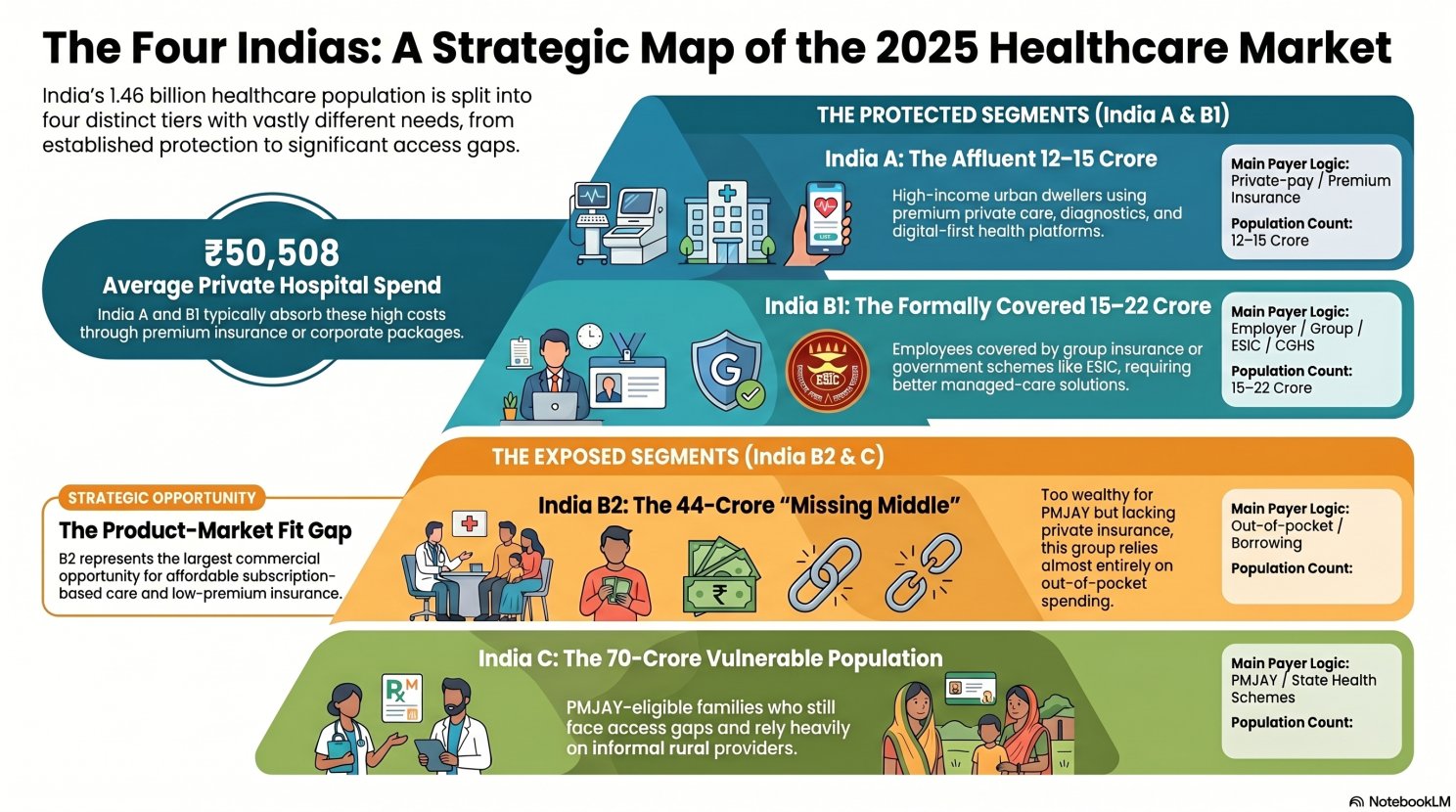 The Four Indias: a strategic map of the 2025 healthcare market